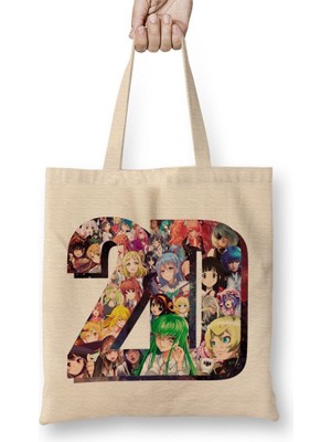 Baskı Dükkanı 17 E Kuririn Bez Çanta Uzun Saplı