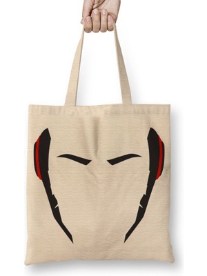 Baskı Dükkanı Doomfist Bez Çanta Uzun Saplı