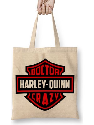 Baskı Dükkanı Suicide Squad Enchantress Rickflag Bez Çanta Uzun Saplı