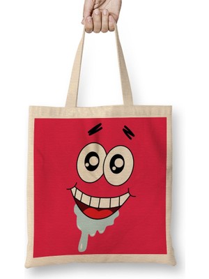 Baskı Dükkanı Patrick Bez Çanta Uzun Saplı