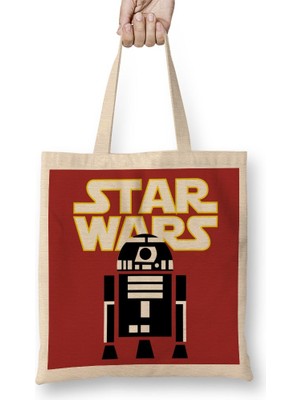 Baskı Dükkanı Star Wars 06 Bez Çanta Uzun Saplı
