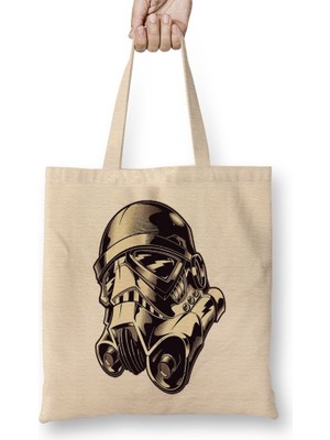 Baskı Dükkanı Star Wars 4 Bez Çanta Uzun Saplı