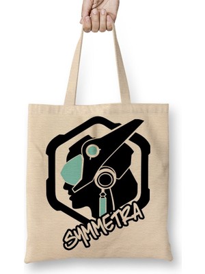 Baskı Dükkanı Symmetra Overwatch Bez Çanta Uzun Saplı