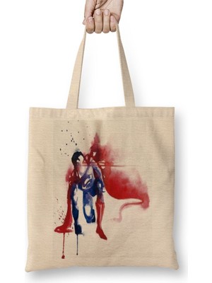 Baskı Dükkanı Heroes 04 Bez Çanta Uzun Saplı