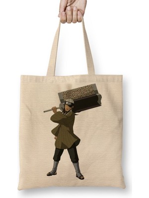 Baskı Dükkanı Naruto Bez Çanta Uzun Saplı