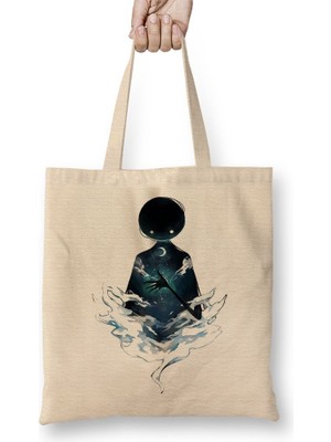 Baskı Dükkanı Deemo Bez Çanta Uzun Saplı