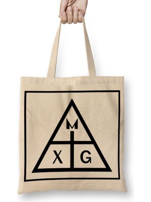 Baskı Dükkanı Mxg Arte Preta Bez Çanta Uzun Saplı