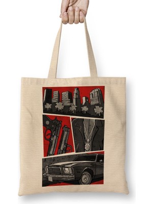 Baskı Dükkanı Dia De Treinamento Bez Çanta Uzun Saplı