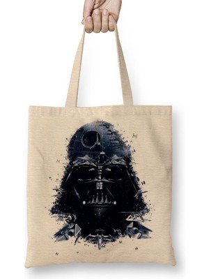 Baskı Dükkanı Darth Wars Bez Çanta Uzun Saplı