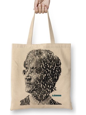 Baskı Dükkanı Imagine Bez Çanta Uzun Saplı