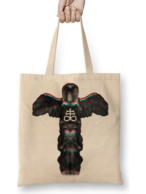 Baskı Dükkanı Sulfur Bez Çanta Uzun Saplı