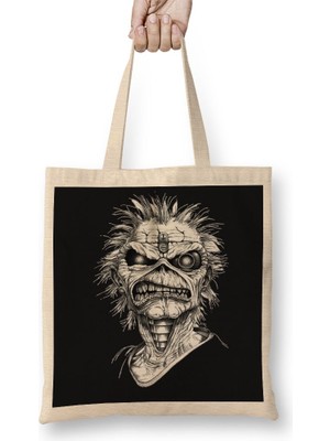 Baskı Dükkanı Eddie Bez Çanta Uzun Saplı