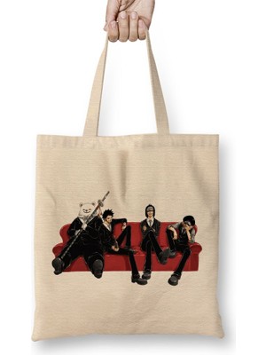 Baskı Dükkanı Corazon One Piece Bez Çanta Uzun Saplı