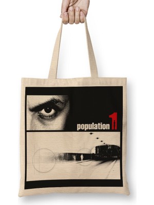 Baskı Dükkanı Population 1 Nuno Bettencourt Bez Çanta Uzun Saplı