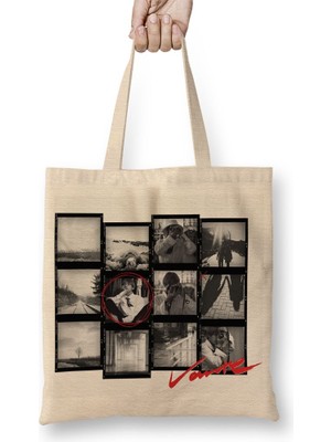 Baskı Dükkanı Bts Vante Bez Çanta Uzun Saplı