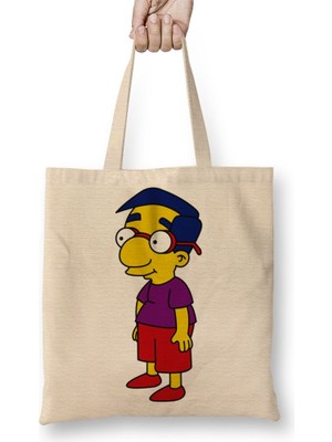 Baskı Dükkanı Miley Bez Çanta Uzun Saplı