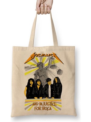 Baskı Dükkanı Boçallica Bez Çanta Uzun Saplı