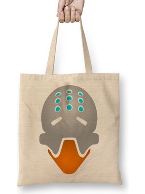 Baskı Dükkanı Zenyatta Bez Çanta Uzun Saplı