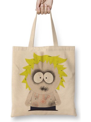 Baskı Dükkanı South Park Eric Cartman 014 Bez Çanta Uzun Saplı