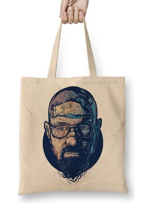 Baskı Dükkanı Breaking Bad Bez Çanta Uzun Saplı