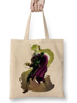 Baskı Dükkanı Mysterio Bez Çanta Uzun Saplı