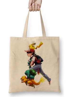 Baskı Dükkanı Red Bez Çanta Uzun Saplı