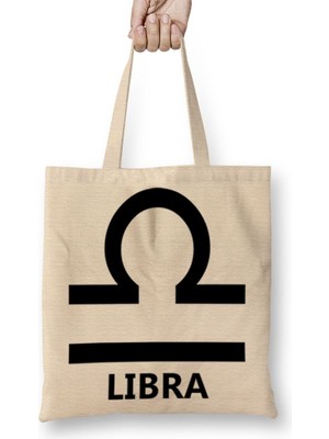 Baskı Dükkanı Signo Libra Bez Çanta Uzun Saplı