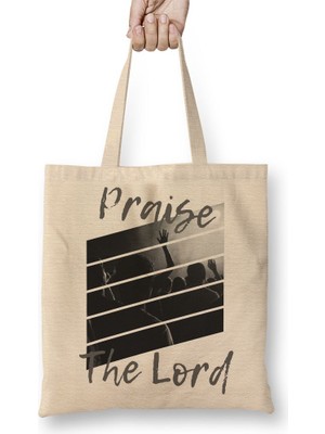 Baskı Dükkanı Praise Estampa Clara Bez Çanta Uzun Saplı