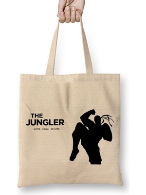 Baskı Dükkanı The Jungler Lee Sin Bez Çanta Uzun Saplı