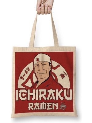 Baskı Dükkanı Naruto 03 Bez Çanta Uzun Saplı