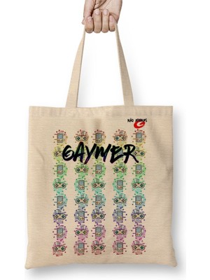 Baskı Dükkanı Gaymer Bez Çanta Uzun Saplı