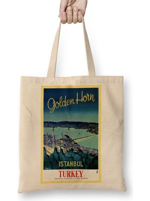 Baskı Dükkanı Istanbul 02 Bez Çanta Uzun Saplı