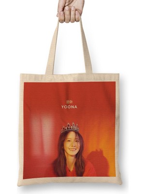 Baskı Dükkanı Snsd Yoona A Walk To Remember Bez Çanta Uzun Saplı