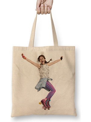 Baskı Dükkanı Soy Luna 010 Bez Çanta Uzun Saplı