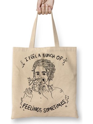 Baskı Dükkanı I Have A Dream Today Bez Çanta Uzun Saplı