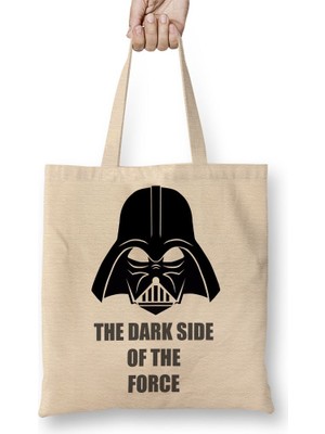 Baskı Dükkanı Darth Vader O Lado Negro Da Força Bez Çanta Uzun Saplı