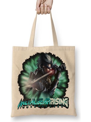 Baskı Dükkanı Metal Resing Bez Çanta Uzun Saplı