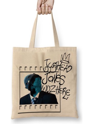Baskı Dükkanı Riverdale Jughead Jones Bez Çanta Uzun Saplı