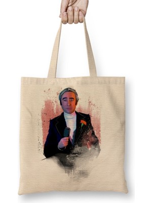 Baskı Dükkanı Vecihi Bez Çanta Uzun Saplı