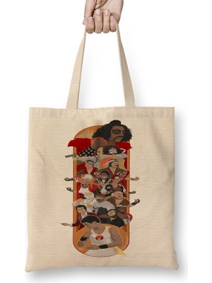 Baskı Dükkanı The Last Dragon Bez Çanta Uzun Saplı