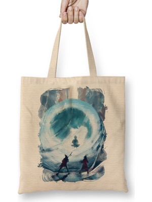 Baskı Dükkanı O Garoto No Iceberg Bez Çanta Uzun Saplı