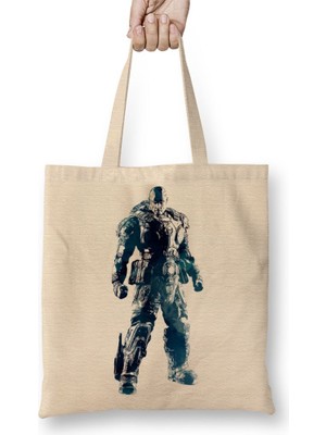 Baskı Dükkanı Marcus Onesie Bez Çanta Uzun Saplı