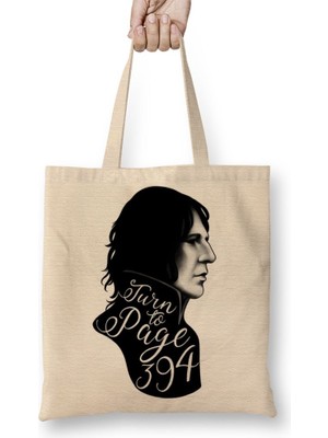 Baskı Dükkanı Snape Page 394 Bez Çanta Uzun Saplı