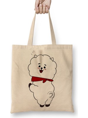 Baskı Dükkanı Bts Groovy Rj Bez Çanta Uzun Saplı
