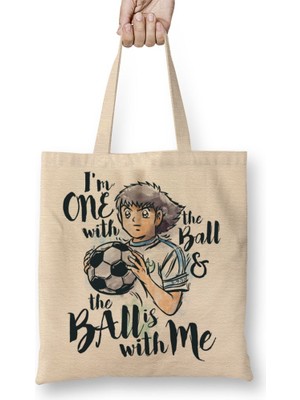 Baskı Dükkanı Tsubasa 2 Bez Çanta Uzun Saplı