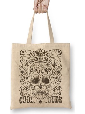 Baskı Dükkanı Big Trouble Iıı Bez Çanta Uzun Saplı