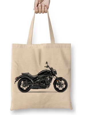 Baskı Dükkanı Kawasaki Vulcan S Bez Çanta Uzun Saplı