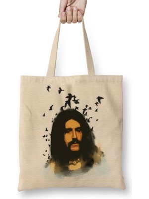 Baskı Dükkanı Barış Manço Bez Çanta Uzun Saplı