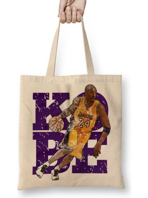 Baskı Dükkanı Black Mamba Bez Çanta Uzun Saplı