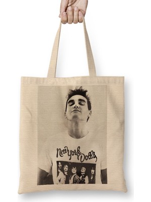 Baskı Dükkanı The Smiths Morrissey Bez Çanta Uzun Saplı
